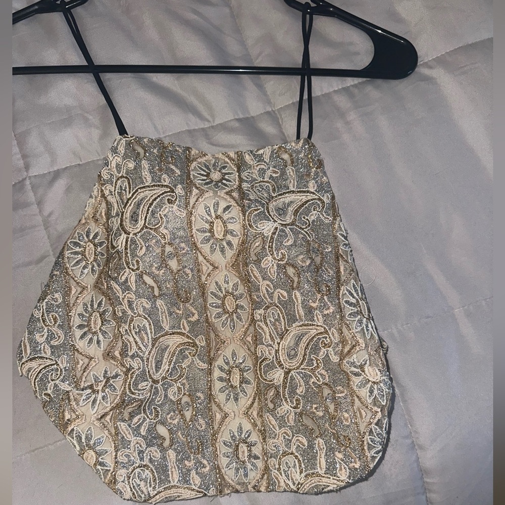 Elegant Top Shop top with beautiful detailing.